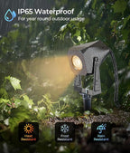 Outdoor Landscape Lighting, 8 Pack Outdoor Spotlights, LED Landscape Lights - Image 3