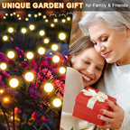 Solar Garden Lights Outdoor, 2 Pack 16LED Waterproof Solar Powered Lights - Image 2