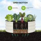 ZORMY Galvanized Raised Garden Bed Outdoor, Round Metal Planter Boxes 2 Pcs - Image 7