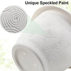 Plastic Flower Pots Planters for Indoor Plants, 4 Pack 16 Inch White Plant Pots - Image 5