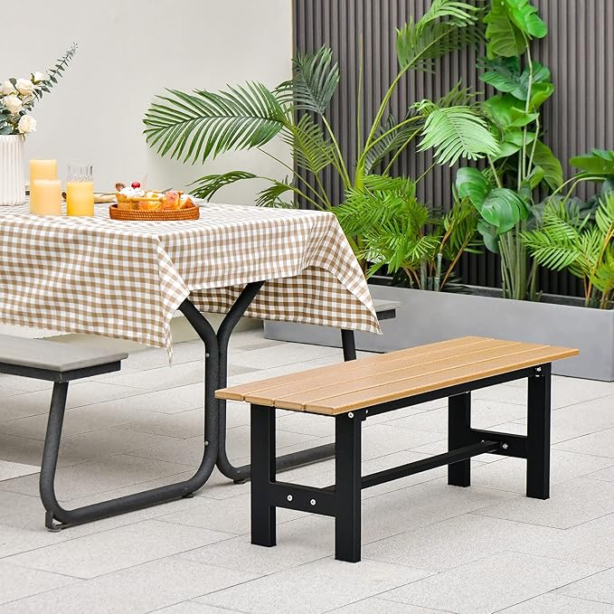 Giantex 2-Person Outdoor Bench Seat - Image 4