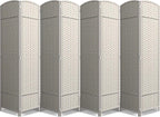Sorbus 8 Panel Room Divider 6 ft. Tall by Sorbus