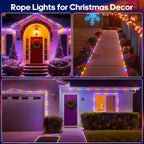 100FT 720 LED Christmas Rope Lights Outdoor Waterproof - Image 3