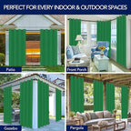 PureFit Outdoor Curtains for Patio Waterproof Weatherproof, UV and Fade - Image 5