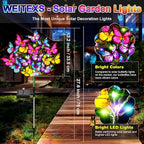 Solar Garden Lights Solar Lights Outdoor Waterproof Solar Lights 4 Pack - Image 2