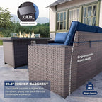 Kullavik 13 Pieces Outdoor Patio Furniture Set - Image 3
