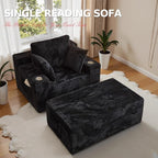 CHORRO67 Chaise Lounge Chair Indoor, Oversized Boneless Single Sleeeper Couch - Image 3