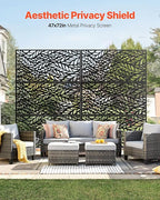 VEVOR Metal Privacy Screen, Outdoor Privacy Screens & Panels, Freestanding - Image 2