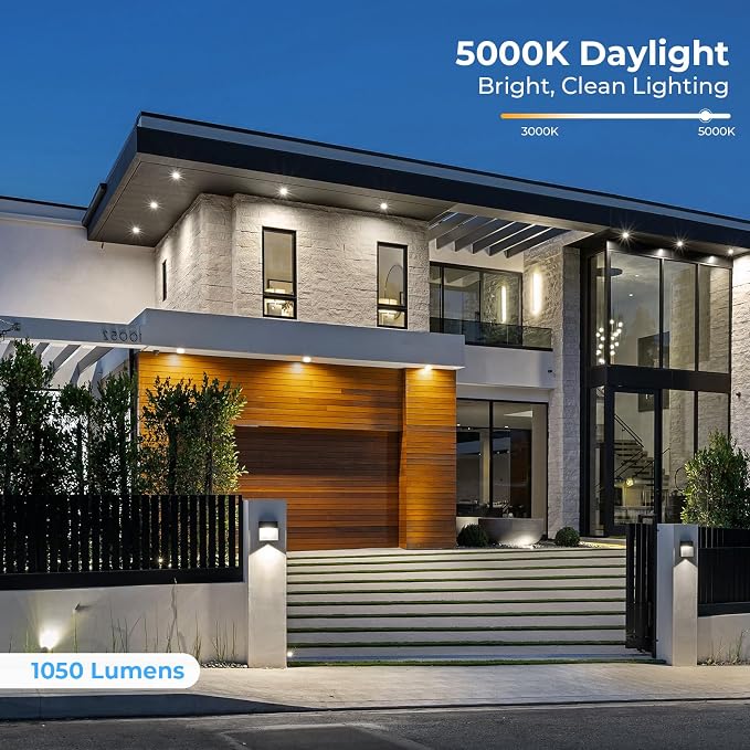 PAR38 LED Outdoor Flood Light Bulbs, 100W Equivalent, 5000K Daylight White - Image 3