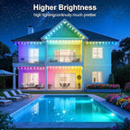 150FT Permanent Outdoor Lights for House Waterproof, IP67 LED Eave Lights - Image 4