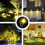 T-SUN Solar Spotlights, 4-in-1 Solar Landscape Spot Lights Outdoor Waterproof - Image 7