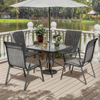 UDPATIO Patio Chairs Set of 4, Stackable Outdoor Dining Chairs - Image 2