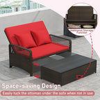 RELAX4LIFE Wicker Patio Outdoor Daybed - Image 7
