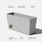 Veradek Midori Long Trough Planter - Image 4