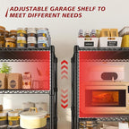 Xcity Storage Shelves, 6 Tier Heavy Duty Metal Shelving Unit, 2400 LBS Capacity - Image 3