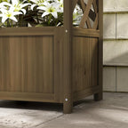 Outsunny Wooden Raised Garden Bed - Image 9
