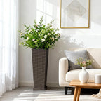 Set of 2 32 Inch Tall Plastic Planters - Image 4
