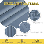 NICETOWN Stone Blue Blackout Doorway Curtain 80 inches Long - Image 5