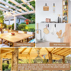 6Pack 2.5Inch Ceiling Hooks for Hanging Plant, Hanger for Indoor and Outdoor - Image 4