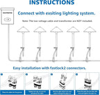 SUNVIE Low Voltage Landscape Lights 3W LED Pathway Lights Low Voltage 3000K - Image 7