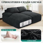 YITAHOME 80" Oversized Double Chaise Lounge, Upholstered Cloud Sofa - Image 3