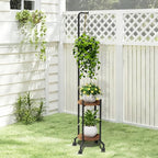 Plant Stand Indoor, 2 Tier Hanging Tall Plant Shelf - Image 7