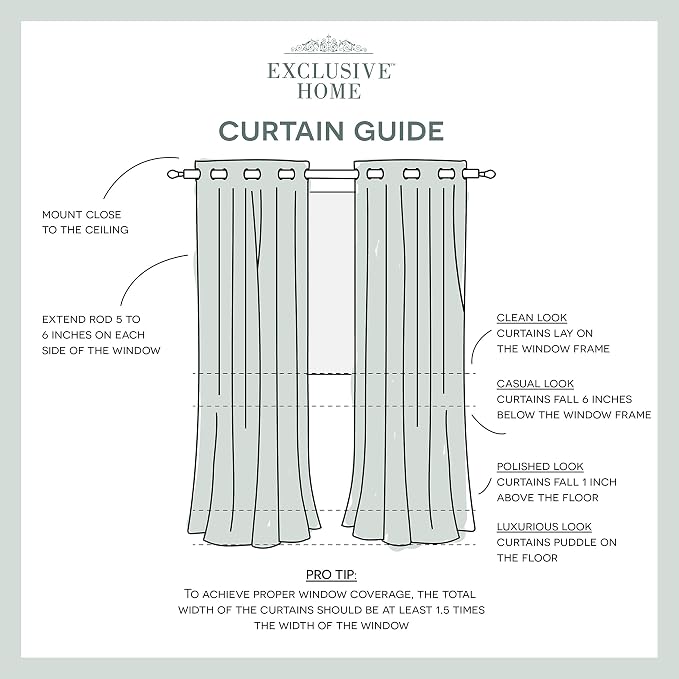 Exclusive Home Canopy Stripe Indoor/Outdoor Grommet Top Curtain Panel, Sunbath - Image 8