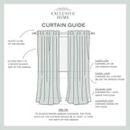 Exclusive Home Canopy Stripe Indoor/Outdoor Grommet Top Curtain Panel, Teal / - Image 8