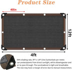 QLOFEI 4x12 FT Shade Cloth - Image 2