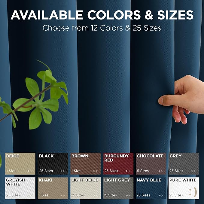 Joydeco Blackout Door Curtain for Doorway Privacy 84 Inches Long, Grommet - Image 7