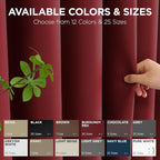 Joydeco Blackout Door Curtain for Doorway Privacy 80 Inches Long, Grommet - Image 7