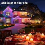 JOH Permanent Outdoor Lights, 100FT Permanent Outdoor Lights - Image 7
