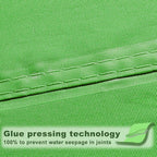 SUNNY GUARD Waterproof Sun Shade Sail 6' x 12' Lemon Green Rectangle UV Block - Image 3