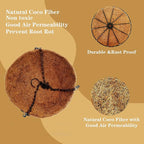 Hanging Baskets for Plants Outdoor- Coconut Coir Hanging Planters Outdoor - Image 3