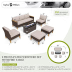 Sophia & William Patio Furniture Set - Image 7