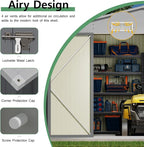Devoko 10x14 FT Outdoor Storage Shed, Large Metal Storage Sheds - Image 5