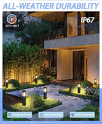 6 Pack LED Low Voltage Landscape Lights, 200LM 12V IP67 Waterproof Holiday - Image 6