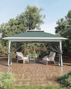 Canopy Tent 12x12 ft, Pop Up Gazebo One-Push Setup - Image 11