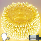Smart String Lights With Voice Control Indoor Outdoor, Dimmable 12Modes Twinkle by SANJICHA