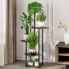 AZERPIAN Plant Stand 5 Tier Indoor Metal Flower Shelf - Image 2