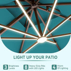 10 X 13 FT Cantilever Outdoor Patio Umbrella - Image 4