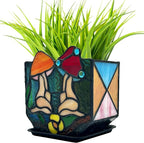 Mushroom Lady Body Plant Pots, Flower Pot by Entlityful