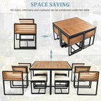 Merax 18 Pieces Outdoor Dining Set - Image 4
