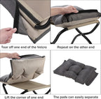 15" Foldable Foot Stool Ottoman - Image 8