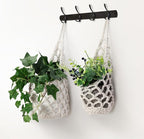4 Packs Hanging Planters for Indoor Plants, Wall Plant Holder | Plant Hanger - Image 2
