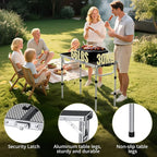 Anbte 3ft Folding Grill Table - Image 5