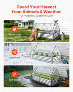 VEVOR 6x3x1FT Metal Raised Garden Bed - Image 3