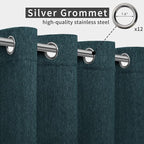 Easy-Going Linen Look Outdoor Curtains Waterproof Windproof Porch Curtains - Image 3