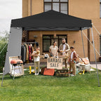 Canopy Tent, 10X10 FT Pop Up Canopy Outdoor Tent Slant Legs - Image 6