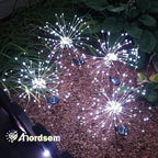 Anordsem Solar Garden Lights Outdoor: Bendable Copper Wire - Image 6
